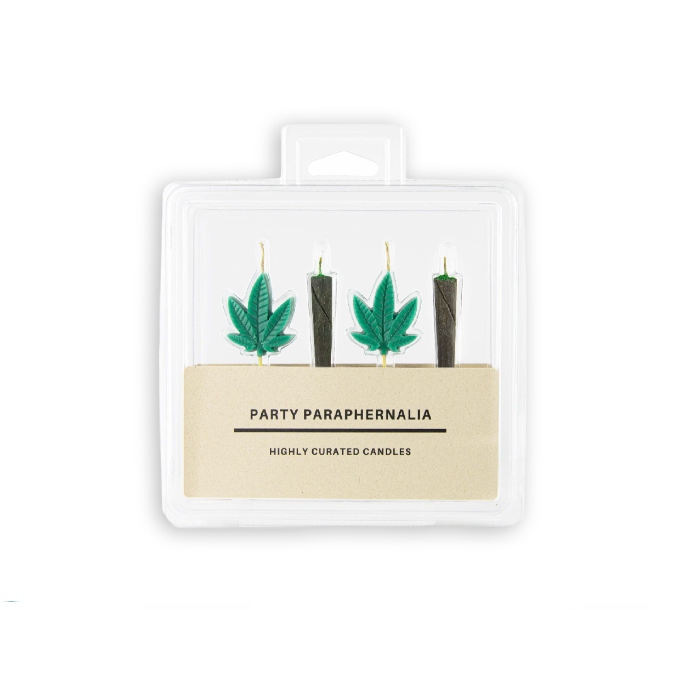 BLUNT AND LEAF CAKE CANDLES
